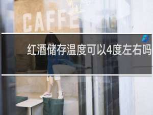 红酒储存温度可以4度左右吗