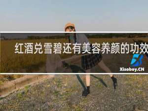 红酒兑雪碧还有美容养颜的功效吗
