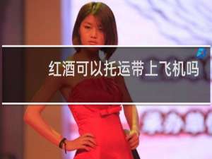 红酒可以托运带上飞机吗