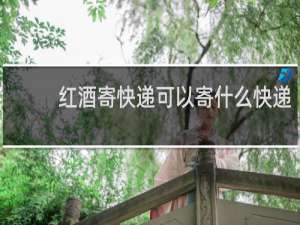 红酒寄快递可以寄什么快递