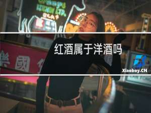 红酒属于洋酒吗