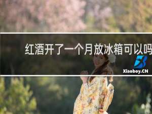 红酒开了一个月放冰箱可以吗