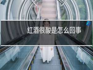 红酒很酸是怎么回事