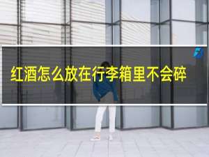 红酒怎么放在行李箱里不会碎