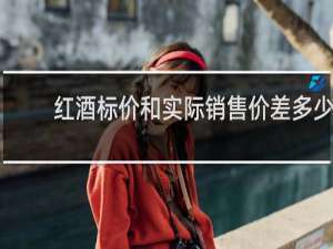 红酒标价和实际销售价差多少