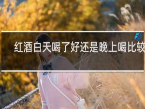 红酒白天喝了好还是晚上喝比较好