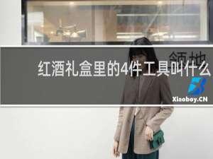 红酒礼盒里的4件工具叫什么