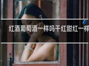 红酒葡萄酒一样吗干红甜红一样吗