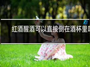 红酒醒酒可以直接倒在酒杯里吗