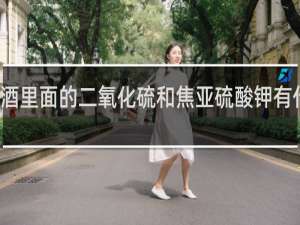 红酒里面的二氧化硫和焦亚硫酸钾有什么区别