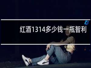 红酒1314多少钱一瓶智利