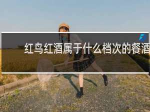 红鸟红酒属于什么档次的餐酒