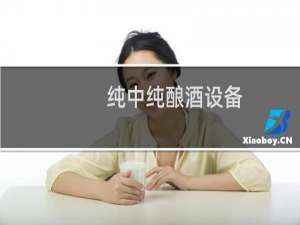 纯中纯酿酒设备