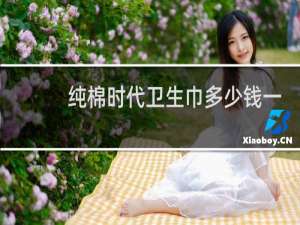 纯棉时代卫生巾多少钱一包