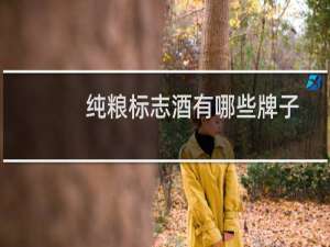 纯粮标志酒有哪些牌子