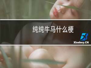 纯纯牛马什么梗