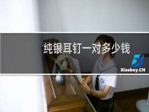 纯银耳钉一对多少钱