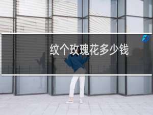 纹个玫瑰花多少钱