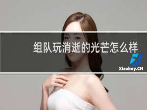 组队玩消逝的光芒怎么样