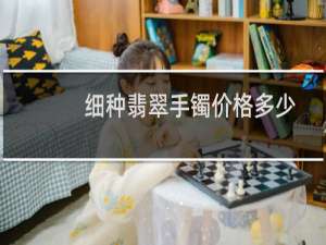 细种翡翠手镯价格多少