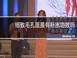 细致毛孔面膜有补水功效吗