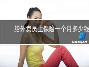 给外卖员上保险一个月多少钱