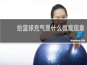给篮球充气是什么微观现象