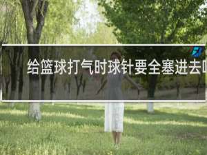 给篮球打气时球针要全塞进去吗