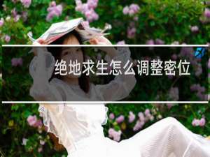 绝地求生怎么调整密位