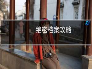 绝密档案攻略