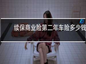 续保商业险第二年车险多少钱