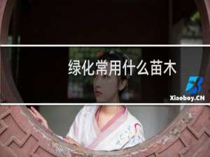 绿化常用什么苗木