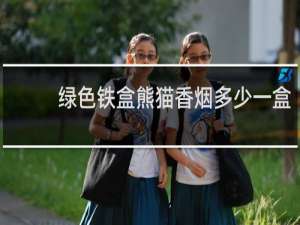 绿色铁盒熊猫香烟多少一盒