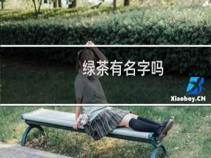 绿茶有名字吗