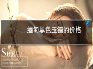 缅甸黑色玉镯的价格