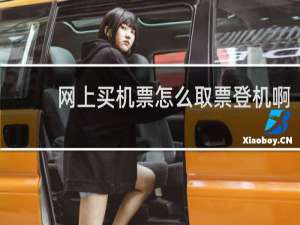 网上买机票怎么取票登机啊