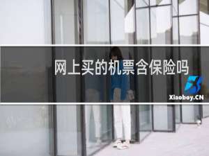 网上买的机票含保险吗