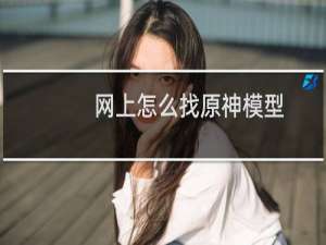 网上怎么找原神模型