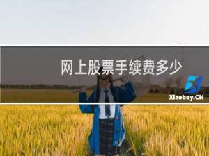 网上股票手续费多少