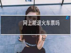 网上能退火车票吗