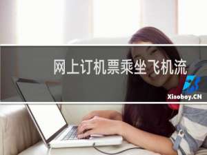 网上订机票乘坐飞机流程（飞机票网上订票流程）