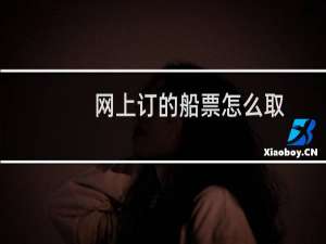 网上订的船票怎么取