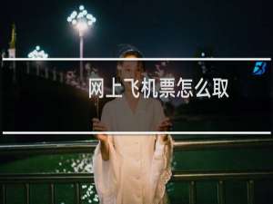 网上飞机票怎么取