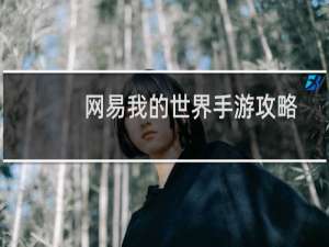 网易我的世界手游攻略