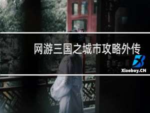 网游三国之城市攻略外传