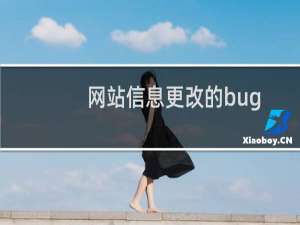 网站信息更改的bug-备案平台