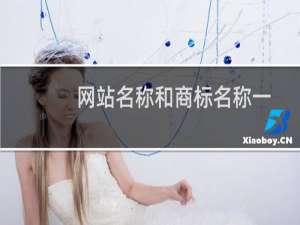 网站名称和商标名称一致，烦请通过，谢谢。