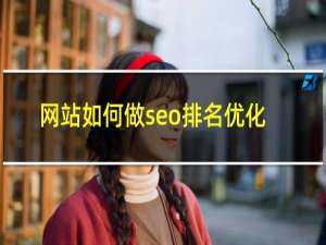 网站如何做seo排名优化