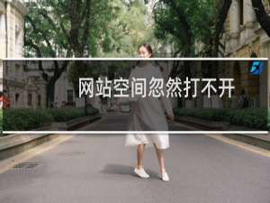 网站空间忽然打不开　无法显示此网站