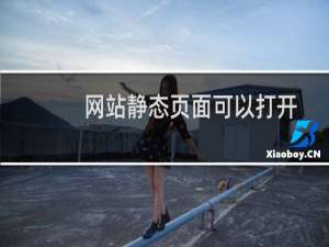 网站静态页面可以打开，动态页面打不开，客服说数据库测试正常